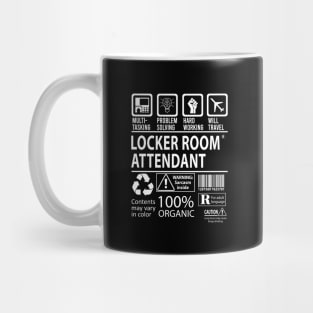 Locker Room Attendant T Shirt - MultiTasking Certified Job Gift Item Tee Mug